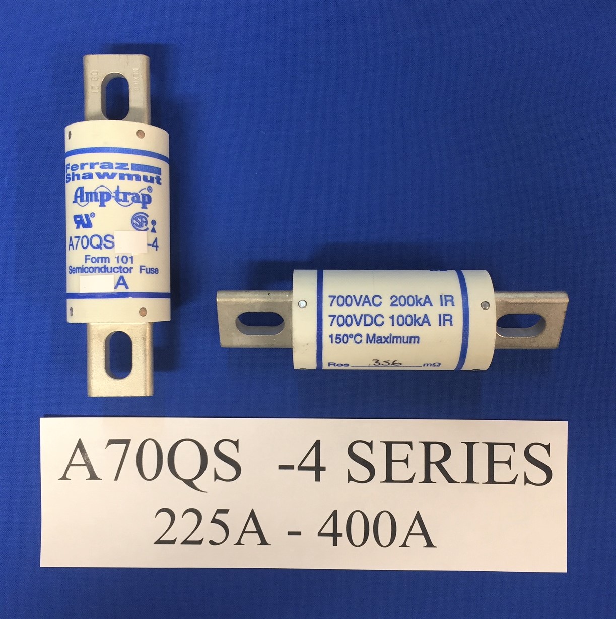 thumbnail image 2 of Mersen A70QS450-4 Fast-Acting Fuse - 450A, 700V A70QS Series (Pack Of 1) 2 of 3
