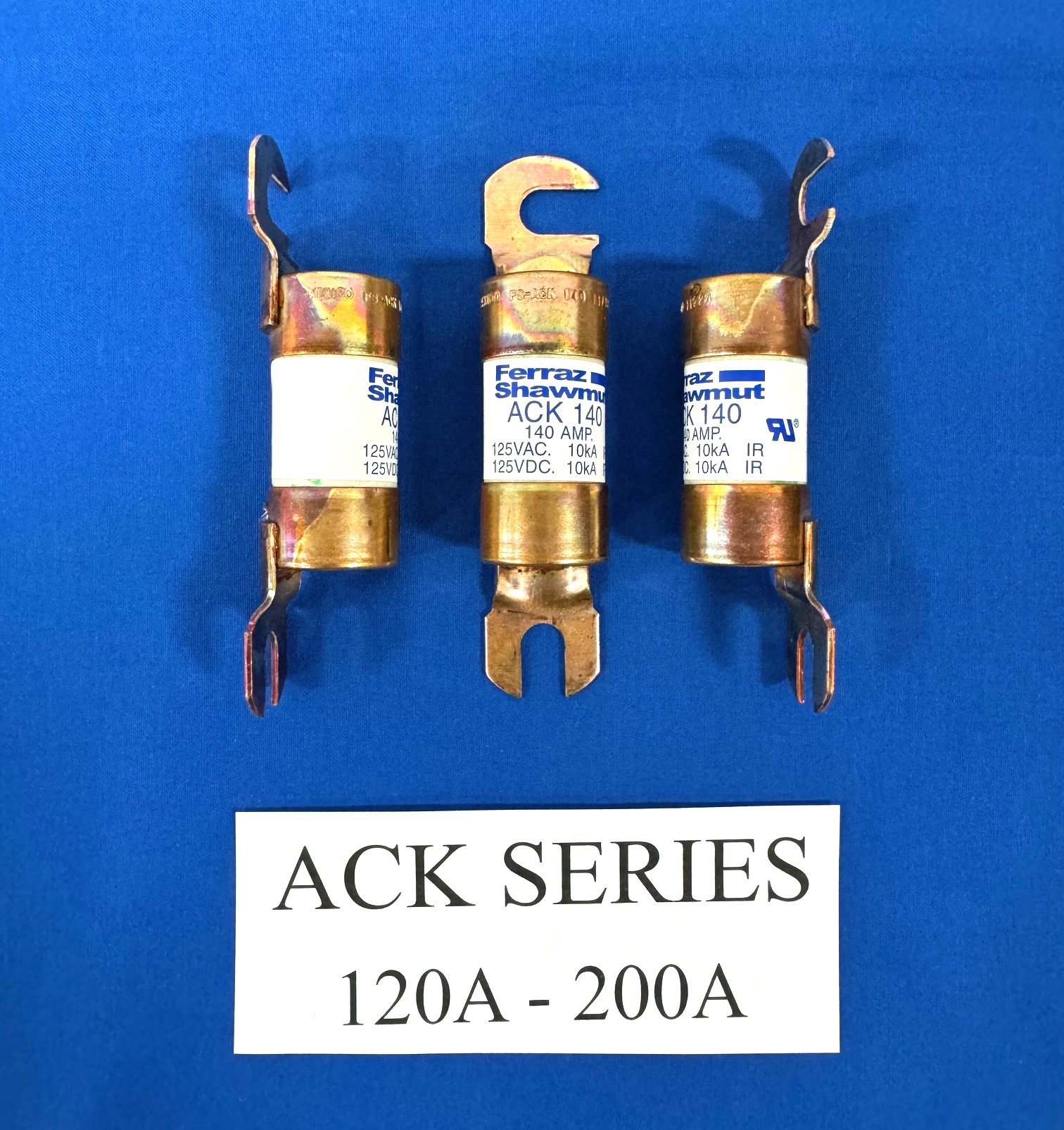 NEW COOPER BUSSMANN KAA 300 TRON RECTIFIER FUSE 300A AMP 130V-AC