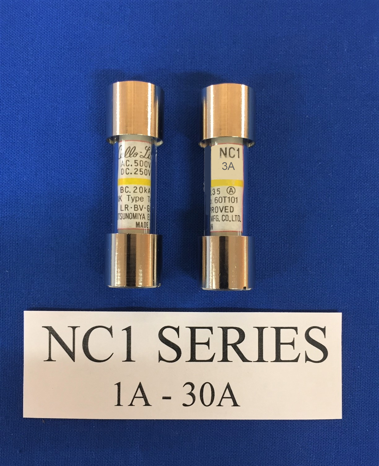 Cello-Lite NC1-3A fuse | Japanese Fuses | National Fuse Products