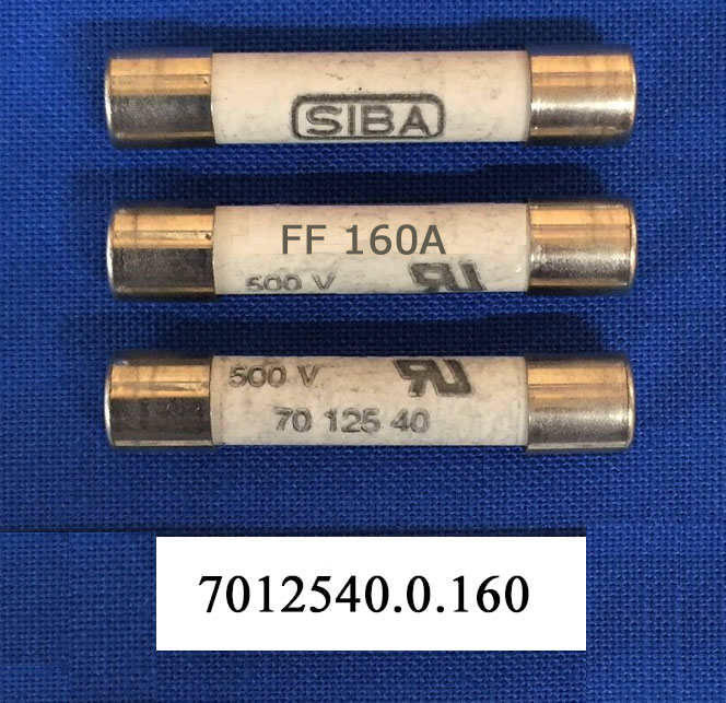 SIBA 7012540.0.160 fuse