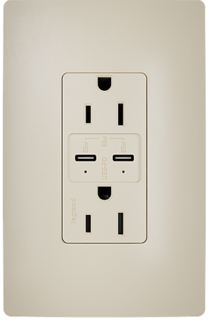 Pass-and-Seymour-Radiant-65V-USB-Outlet